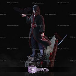 Itachi Uchiha and Crow 3D Printer Files