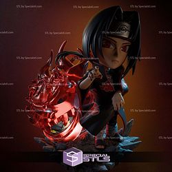 Itachi Uchinha Diorama Chibi 3D Printer Files