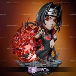 Itachi Uchinha Diorama Chibi 3D Printer Files