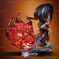 Itachi Uchinha Diorama Chibi 3D Printer Files