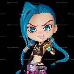 Jinx Smile Chibi 3D Printer Files