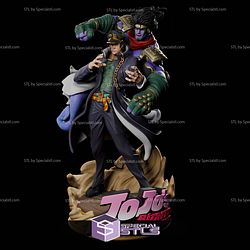 Jotaro Kujo and Star Platinum V2 3D Printer Files