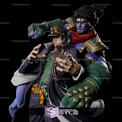 Jotaro Kujo and Star Platinum V2 3D Printer Files
