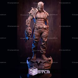 Judge Dredd with Enemy Head 3D Printer Files