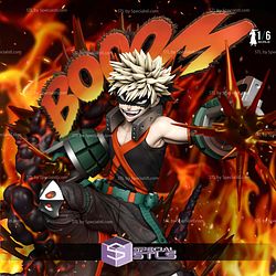 Katsuki Bakugo Boom 3D Printer Files