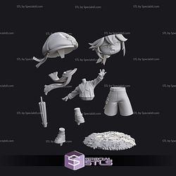 Kazuha Genshin Impact Chibi 3D Printer Files