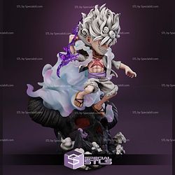 Luffy Cloud Thunder Chibi 3D Printer Files