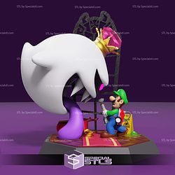 Luigi Mansion vs King Boo 3D Printer Files