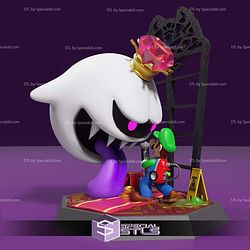 Luigi Mansion vs King Boo 3D Printer Files