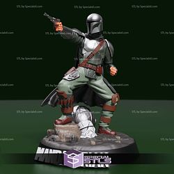 Mandalorian with Handgun 3D Printer Files