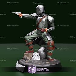 Mandalorian with Handgun 3D Printer Files