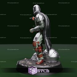 Mandalorian with Handgun 3D Printer Files