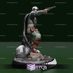 Mandalorian with Handgun 3D Printer Files