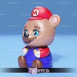 Mario Cute Teddy 3D Printer Files