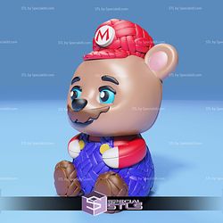 Mario Cute Teddy 3D Printer Files