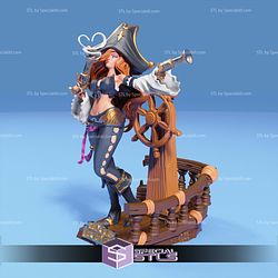 Miss Fortune Pirate 3D Printer Files