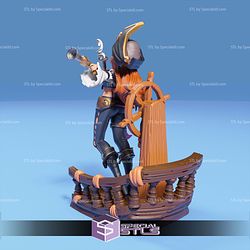 Miss Fortune Pirate 3D Printer Files