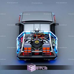 Model Kit Car STL Files DMC Delorean Back to Future