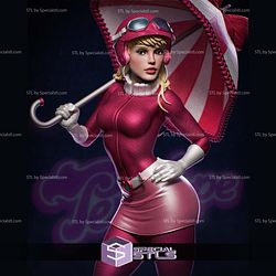 Penelope Pitstop Umbrella 3D Printer Files