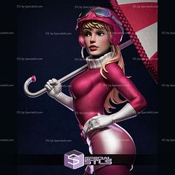 Penelope Pitstop Umbrella 3D Printer Files