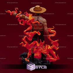 Portgas D Ace Fire Surround 3D Printer Files