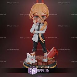 Power and Cat Chibi 3D Printer Files