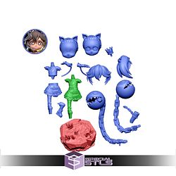 Princess Chompette Chibi 3D Printer Files