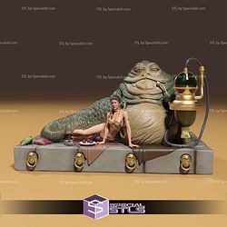 Prinzessin Leia and Jabba V3 3D Printer Files