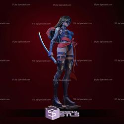 Psylocke Betsy 2 Pose 3D Printer Files