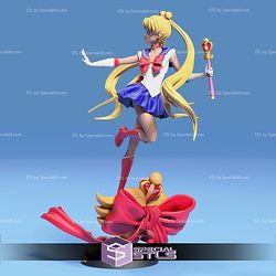 Sailor Moon Spiral Heart Moon Rod 3D Printer Files