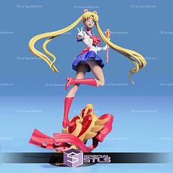 Sailor Moon Spiral Heart Moon Rod 3D Printer Files