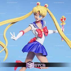 Sailor Moon Spiral Heart Moon Rod 3D Printer Files