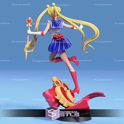 Sailor Moon Spiral Heart Moon Rod 3D Printer Files