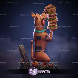 Scooby Doo with Extreme Big Hamburger 3D Printer Files