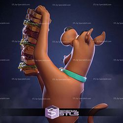 Scooby Doo with Extreme Big Hamburger 3D Printer Files
