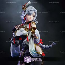 Shenhe Diorama Genshin Impact 3D Printer Files