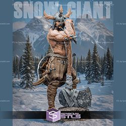 Snow Giant Viking 3D Printer Files