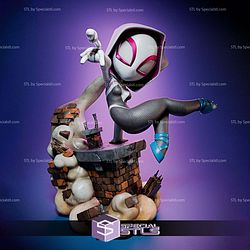 Spider Gwen Spider Verse Chibi 3D Printer Files