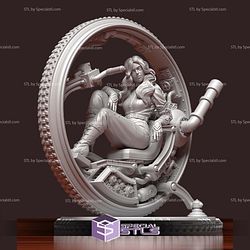 Steampunk World Girl Campaign STL Miniatures