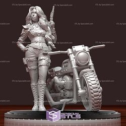 Steampunk World Girl Campaign STL Miniatures