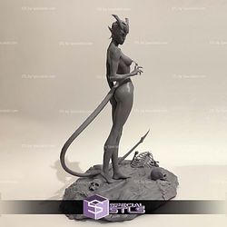 Succubus Naked from Hell 220mm 3D Printer Files