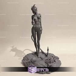 Succubus Naked from Hell 220mm 3D Printer Files