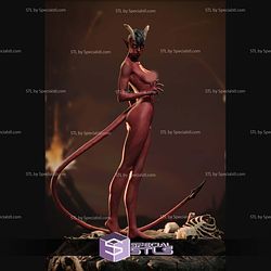 Succubus Naked from Hell 220mm 3D Printer Files