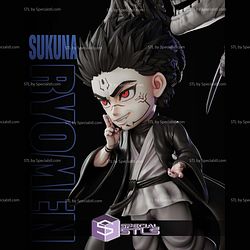 Sukuna Ryomen and Mahoraga Chibi 3D Printer Files