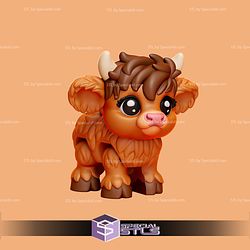 Super Basic STL Baby Cow Flexi