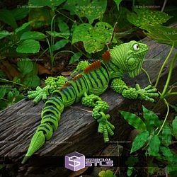 Super Basic STL Cute Flexi Iguana