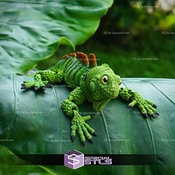 Super Basic STL Cute Flexi Iguana