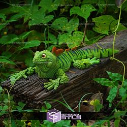 Super Basic STL Cute Flexi Iguana