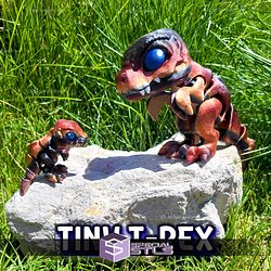 Super Basic STL Cute Tiny T Rex