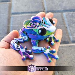 Super Basic STL Flexi Rose Frog